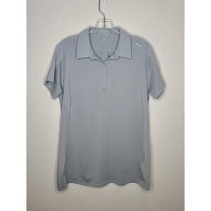 Adidas Golf grey short sleeve polo shirt - large - tennis pickleball